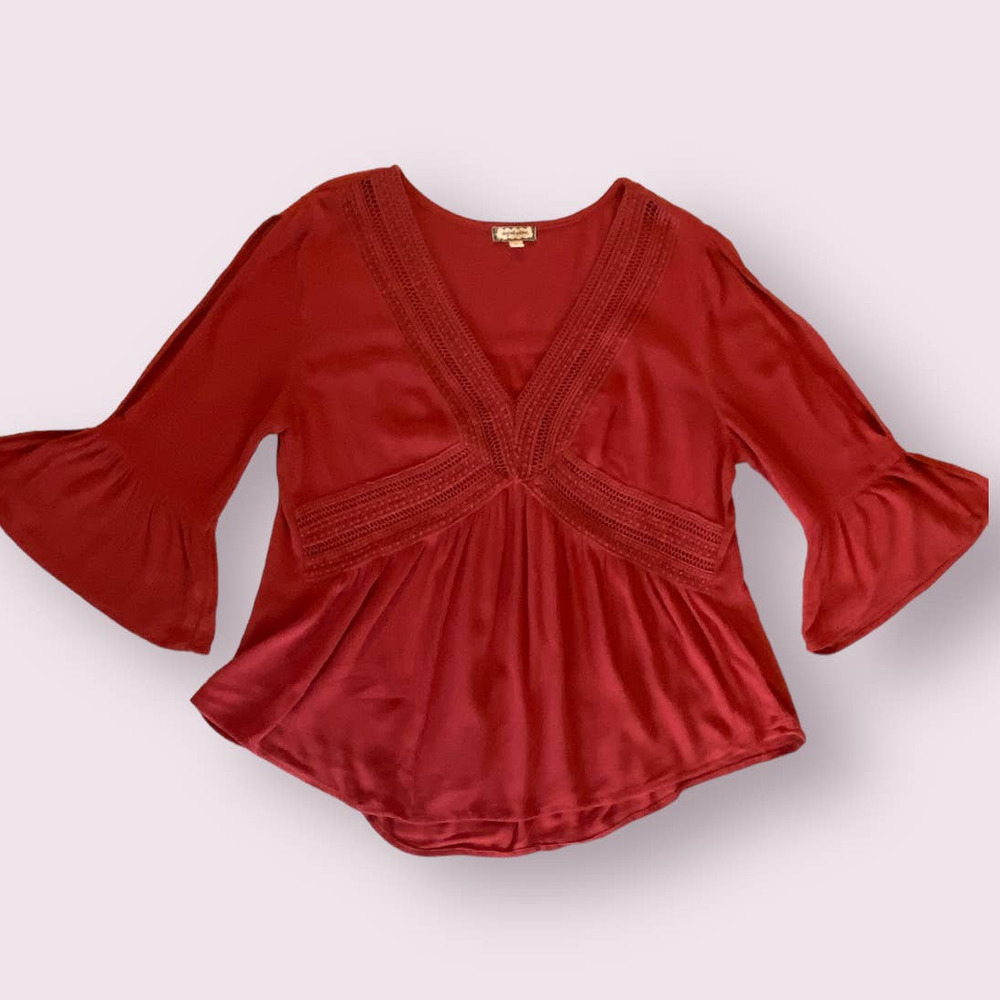 Eyeshadow Boho 3/4 Length Sleeve‎ Top